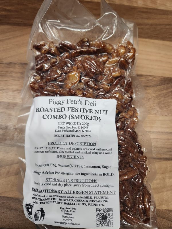 Roasted Festive Nut Combo 200g (Smoked)